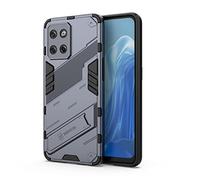 TAUYN Funda para OnePlus 10T 5G, TPU/PC Antigolpe Shell con Horizontal et Vertical Soporte, Heavy Duty Armor Protection Case - Gris