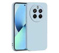 TAUYN Funda para Realme 12+/12 Plus/Realme 12 4G, Ultradelgado Silicona Anticaída Carcasa, Suave y Absorbe Impactos, Anti-choques Funda, Azul Claro