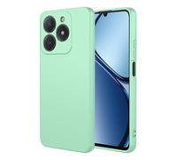TAUYN Funda para Realme C63 4G/Realme C61, Suave TPU Líquido Silicona Carcasa, Ultradelgado Anticaída, Anti-choques, Delgado Funda, Matcha Verde