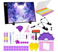 TAVADA Mesa de Luz para Calcar,Mesa de Luz Dibujo A4 Kit,LED Tableta de Luz Dibujo A4 de Dibujo Portátil con Brillo Ajustable con Cable USB para Dibujar,Artesanía,Bocetos,Caligrafía
