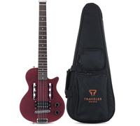Taveler Guitarra EG-1 Studio (rojo satinado) con funda de lujo