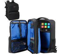 TavenRoa Audio Mixer Bolsa de viaje compatible con RODECaster Pro, Pro II, Yamaha MG10XU, RC Duo, mochila protectora para mezcladores DJ con bolsillos para micrófonos, cables y accesorios para podcast