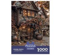 Taverna Otoño Puzzle Imposible,desafío para Adultos Interesante Juego EduGatoivo 1000 Piezas Obra De Arte De Juego De para Adultos Y Niños 52x38cm/1000pcs