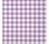 Taverna - Servilletas de papel para mesa (33 cm, cuadradas, 3 capas, 3 capas), color lila