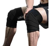 TAVIEW Rodilleras (1 par), soporte de rodilla para sentadillas, levantamiento de pesas, levantamiento de potencia, prensa de piernas y entrenamiento cruzado, flexible de 72 pulgadas para hombres y