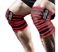 TAVIEW Rodilleras (1 par), soporte de rodilla para sentadillas, levantamiento de pesas, levantamiento de potencia, prensa de piernas y entrenamiento cruzado, flexible de 72 pulgadas para hombres y