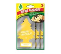 Tavola Arbre Magique Vainilla, ambientador para Coche, Perfume prolongado hasta 7 semanas, 3 Unidades
