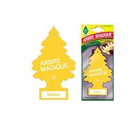 Tavola Arbre Magique Vainilla, ambientador para Coche, Perfume prolongado hasta 7 semanas, 3 Unidades