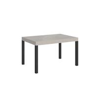 Tavolo allungabile 90x120/224 cm Everyday cashmere gambe antracite