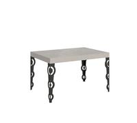 Tavolo allungabile 90x120/224 cm Karamay cashmere gambe antracite