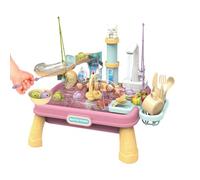 Tavolo Da Gioco Con Sabbia E Acqua Per Bambini - Giocattolo Sabbia E Acqua Per Bambini | Acqua Bambini Esterni Con Barche E Figure | Gioco Di Interazione All'aperto Per Ragazze Oys Per Classi Prescola
