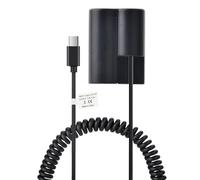 TAVT Batería falsa USB tipo C a PD NP-W235 para Fujifilm X-S20, GFX 100S, X-H2S, X-H2, GFX 50S II, X-T5, X-T4