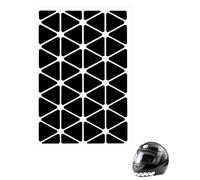 TAVYTH Pegatinas Reflectantes para Bicicleta y Casco Motocicleta, Adhesivos de Seguridad Autoadhesivos de Alta Visibilidad Nocturna, para Cuadro MTB, Carretera, Patinete Eléctrico y Infantil