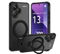 Tawarror Funda Magnética para Xiaomi Redmi Note 13 Pro Plus 5G, Carcasa Translúcido Mate Trasera para Redmi Note 13 Pro Plus con Soporte, Hard PC + TPU Bumper Antigolpes Anti-Arañazos Protección Case