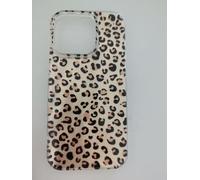 Tawarror Funda para iPhone 15 Pro, Estética Retro Patrón Leopard Gepard, Glitzer Bling TPU+PC Híbrido Anti-Golpes y Anti-Huellas Digitales Case, Oro-Marrón