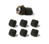 TAWBURY Almohadas de reloj, paquete de 6, cojines XS para muñecas de 5.5 a 6.5 pulgadas, 2 pulgadas de ancho, compatibles con nuestras cajas de reloj Bayswater de 6, 12 y 24 ranuras (carbón)