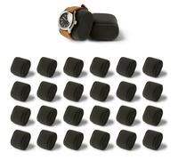 TAWBURY Almohadas para reloj, paquete de 24, cojines XS para muñecas de 5.5 a 6.5 pulgadas, 2 pulgadas de ancho, compatibles con nuestras cajas de reloj Bayswater de 6, 12 y 24 ranuras (carbón)