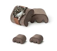 TAWBURY Fraser - Juego de 2 almohadas pequeñas de repuesto para nuestras fundas de reloj de cuero marrón Fraser | Almohadas en forma de M diseñadas para adaptarse a muñecas de 14,5 a 17 cm