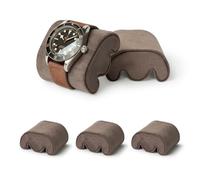 TAWBURY Fraser - Juego de 3 almohadas pequeñas de repuesto para nuestras fundas de reloj Fraser de cuero marrón | Almohadas en forma de M diseñadas para adaptarse a muñecas de 14,5 a 17 cm