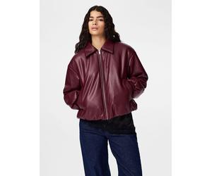 Tawny Port Pclara Coated Cazadora Bomber L