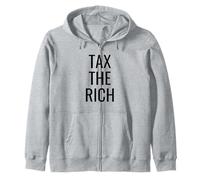 Tax The Rich - Clean Black Font Sudadera con Capucha