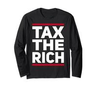 Tax The Rich Design Lema Alemania Capitalismo Política Manga Larga