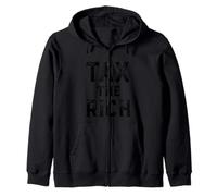 Tax The Rich Kids Philanthropy Millionaire Billionaire Taxes Sudadera con Capucha