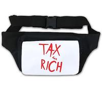 Tax The Rich - Riñonera para riñonera, color blanco, White, Talla única