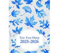 Tax Year Diary 2025-2026: Income and Expenses Tracker for Small Businesses from April 2025 to April 2026.