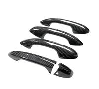 TaxCGkXBR Maneta de Puerta de Coche Fibra de Carbono Seca Conducción Izquierda Compatible con Mercedes Benz GT CLA GLC S E A B CLS Class W205