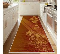 Taxestmy Alfombra Larga para Pasillo Felpudo Entrada Casa Alfombra 50 x 250 cm Habitacion Lavables en Lavadora Antideslizante Alfombras de Cama Cocina Carpet Pelo Corto Rug
