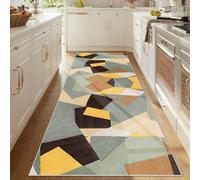 Taxestmy Alfombra Pasillo 50 x 400 cm Cocina Lavables en Lavadora Antideslizante Alfombras Habitacion Pie de Cama Dormitorio Comedor Carpet Pelo Corto Rug