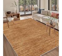Taxestmy Alfombra Salon 40 x 60 cm Marrón Habitacion Grandes Alfombras Moderna Antideslizante Lavable Lavadora Carpete Dormitorio Sala Comedor Pie Cama Pelo Corto Carpet