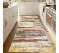 Taxestmy Alfombras de Pasillo 50 x 220 cm Antideslizante Lavable Lavadora Tapetes Larga Alfombras de Pasillo Cocina para Pasillo Entrada Habitaciona
