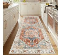 Taxestmy Alfombras de Pasillo 50 x 400 cm Antideslizante Lavable Lavadora Tapetes Larga Alfombras de Pasillo Cocina para Pasillo Entrada Habitaciona