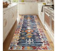 Taxestmy Alfombras de Pasillo 50 x 400 cm Antideslizante Lavable Lavadora Tapetes Larga Alfombras de Pasillo Cocina para Pasillo Entrada Habitaciona