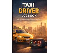 Taxi Driver Logbook: Work Hours, Mileage, Routes & Expenses Tracker for Professional Taxi and Rideshare Drivers