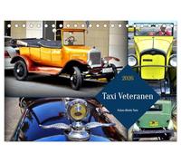 Taxi Veteranen - Kubas älteste Taxis (Tischkalender 2026 DIN A5 quer), CALVENDO Monatskalender: Ford-PKW aus den 20er Jahren des 20. Jahrhunderts