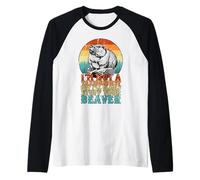 Taxidermista Divertido con Mucho Gusto Rellena Tu Castor Camiseta Manga Raglan