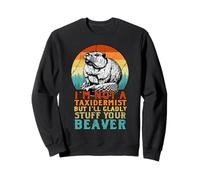 Taxidermista Divertido con Mucho Gusto Rellena Tu Castor Sudadera