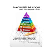 TAXONOMÍA DE BLOOM para concursos de mérito: Guía Metodológica para la Comprensión, Preparación, Desarrollo y Evaluación de Pruebas Escritas en los Concursos de Mérito de la Función Pública