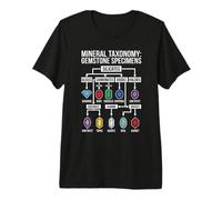 Taxonomía Mineral Geología Ciencia Friki Camiseta Premium
