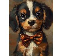 Taxpy Diy Cuentas Para Bordar Animal De Cachorro De Dibujos Animados Kit De Bordado De Cuentas,Manualidades,Patrón De Abalorios,Kits De Costura,Decoración Del Hogar 60x80cm