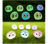 TAXTYHRE Elfos Luminosos, 28pcs Princesa Mononoke, Espíritus del Bosque, Elfos árboles, Mini Elfos, Miniatura Elfos, Adecuadas para Decorar Jardines de Hadas, Mini Jardines y Plantas en Macetas