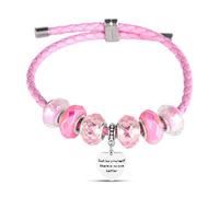 Tay-lor Inspiración Citas Pulseras Mujer Ajustable Rosa Perlas Pulsera Regalos para Mujeres Inspirado en Tay-lor Regalos para Fans Regalos de Cumpleaños para Hija Novia Esposa Madre, Elastischer