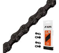 TAYA DECA-101 - Cadena de bicicleta de 10 velocidades, 116 eslabones, Ti-Black, duradera y suave, cambio de marcha, para grava y MTB