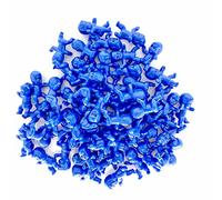 Tayarana 60 unidades de mini plástico para bebés pequeños a granel para cubitos de hielo, bebés, pequeños rey, pastel, bebés, My Water Broke, juegos de baby shower, decoración de fiesta para bebés (1 pulgada 60 unidades, azul oscuro)
