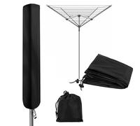 TayBong Funda Protectora para Tendedero Rotary - Cubre Tendederos Exterior Universal con Cremallera, Impermeable 420D Oxford, Incluye Bolsa (180x18x18cm)