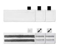 TayBong Juego de 6 accesorios para limpieza a vapor, almohadillas de microfibra para fregona, accesorios para limpiador de vapor Karcher Easyfix SC1 SC2 SC3 SC4 SC5 (blanco)