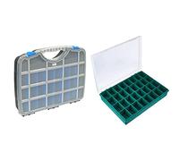 Tayg 022555 Basic Line estuche con separadores móviles 01, 312 x 238 x 51 mm & Estuche con separador fijo n.13-32, 330 x 247 x 54 mm